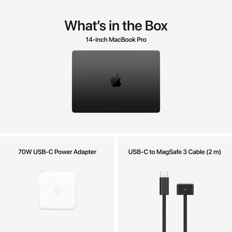 جهاز Apple MacBook مقاس 16 بوصة بمعالج M5 Pro ثماني عشر النواة - 24 جيجابايت RAM - سعة تخزين 1 تيرابايت SSD - معالج رسوميات 20 نواة -