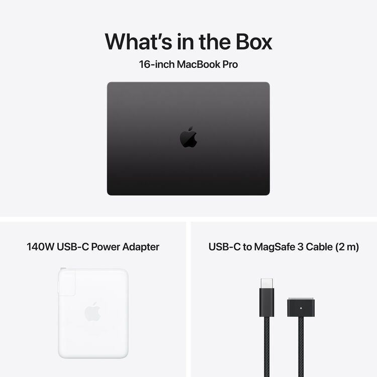 Apple 16" MacBook  M5 Max 18-Core CPU - 36GB RAM - 2TB SSD - 32-Core GPU - Arabic (Space Black)