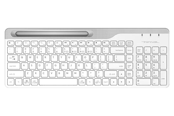 A4tech Fstyler FBK25 Bluetooth Wireless Slim Keyboard  - Dual Mode (BT + 2.4GHz)