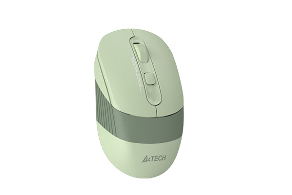 A4TECH FB10CS Bluetooth & 2.4GHz Wireless Mouse, 3-Device Switching, 2000 DPI Adjustable, Rechargeable USB-C, 4 Buttons, Nano Receiver