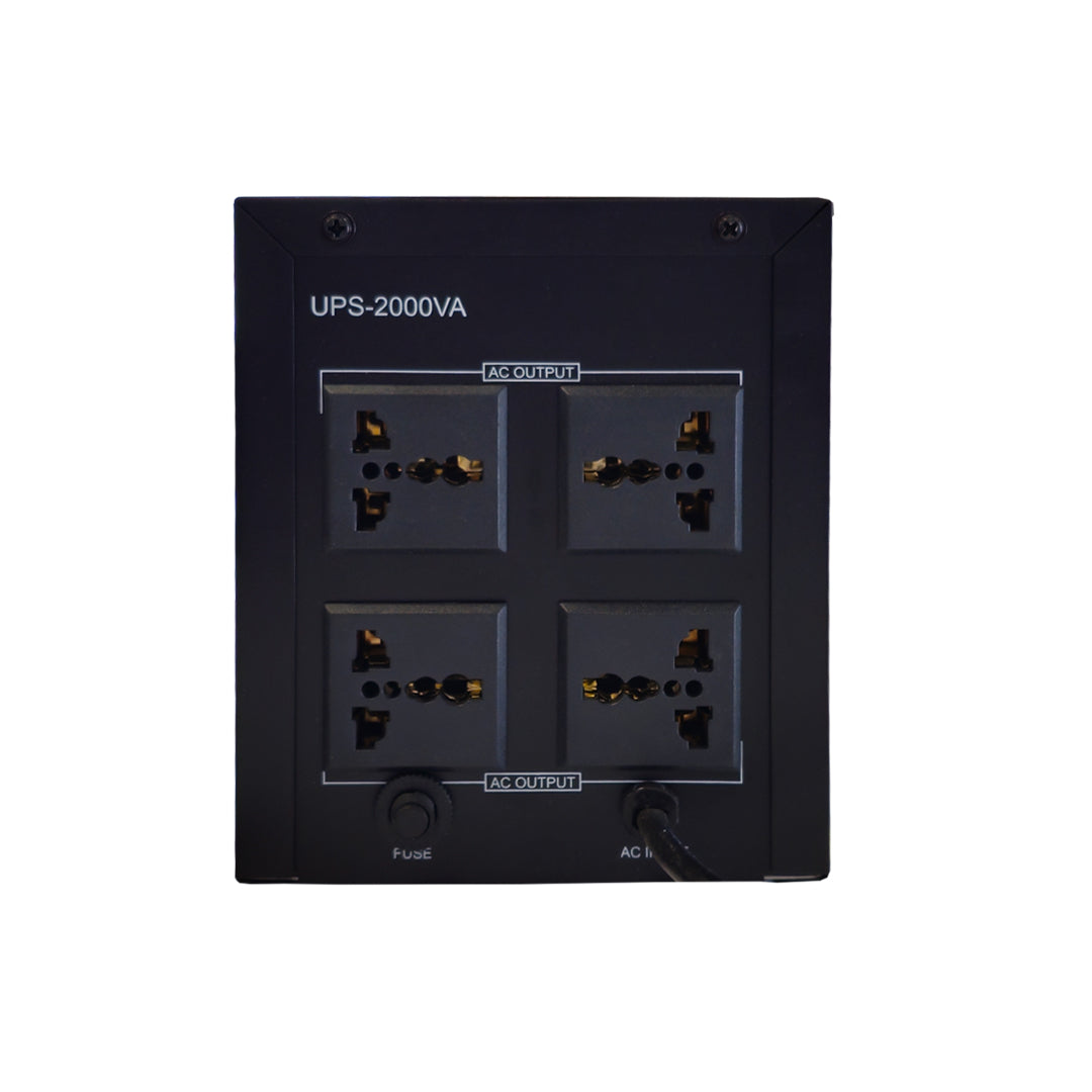 جهاز UPS غير متصل بشبكة LamaSsu N-Series AVR - 3000 فولت أمبير - 1800 واط - مخرج (3) تيار متردد