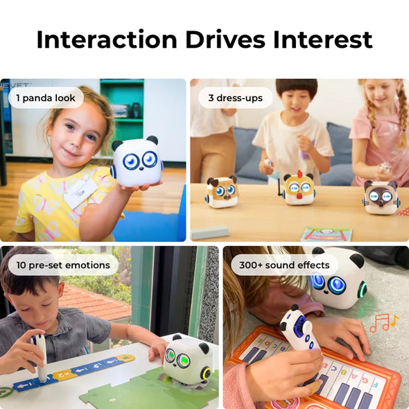 Makeblock mTiny – Screen-Free Coding Robot for Preschoolers with Interactive Tap Pen and Themed Maps