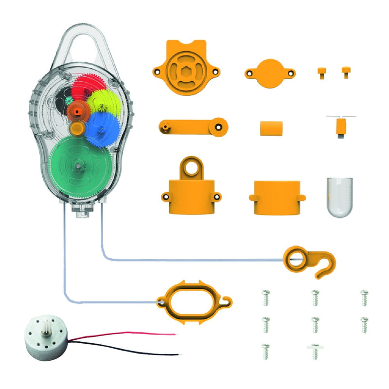 4M Eco-Tech Bulb – Build a Gravity & Hand-Powered LED Lamp, Ages 5+, Model 00-03426