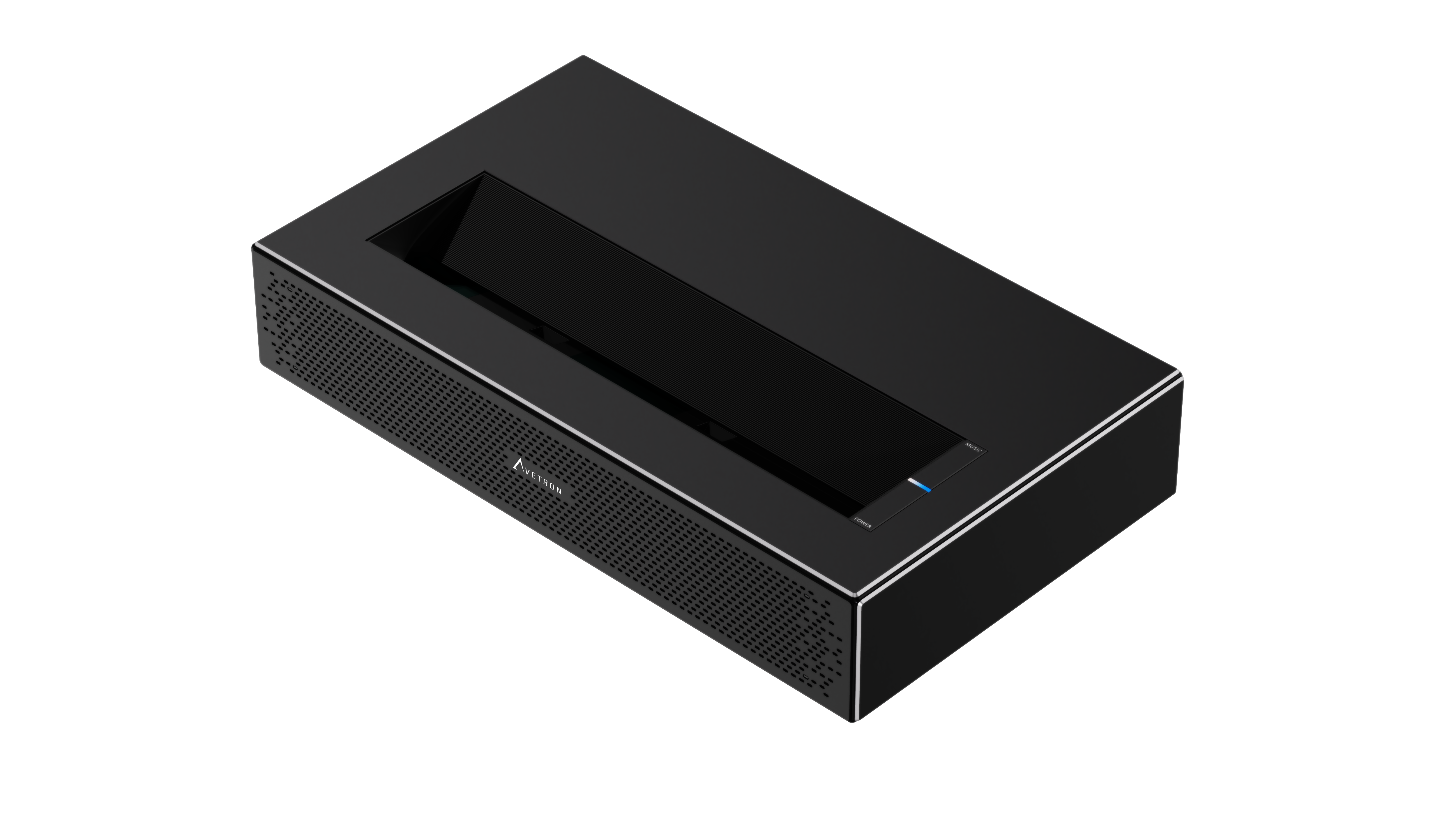 جهاز عرض Avetron عالي السطوع بتقنية DLP - دقة 1080 بكسل أصلية، 650 لومن ANSI، يدعم 4K، يعمل بنظام Android 11، 2 جيجابايت + 32 جيجابايت، يدعم تقنية BT 5.2، مكبرات صوت مزدوجة 5 وات، بدون بطارية مدمجة