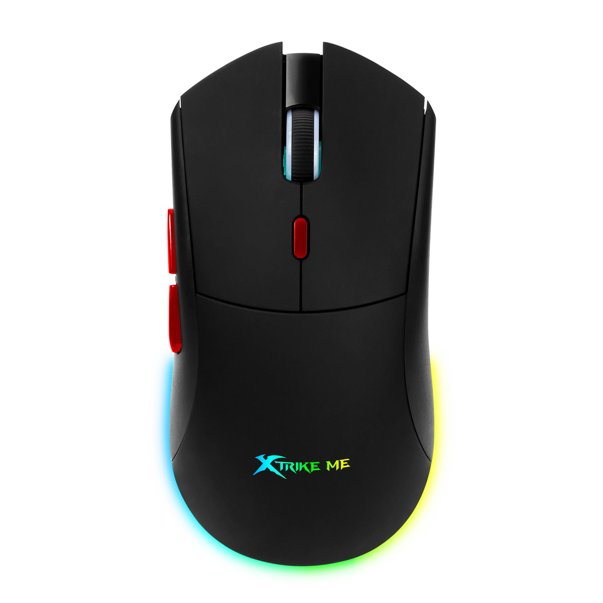 Xtrike Me GW-613 RGB Wired Gaming Mouse, Adjustable DPI 1200/2400/3200, 6 Buttons, 7-Color Backlight, Optical Sensor for PC/Mac/iOS/Android