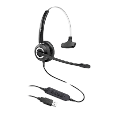 VT6200 UNC-D Mono QD Headset with Noise-Canceling Mic, HD Voice, Compatible with Desk Phones – Lightweight, Office Use