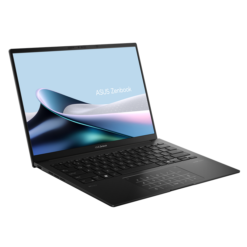 ASUS Zenbook 14 OLED UM3406HA-QL096 لاب توب 14 بوصة - Ryzen 7 8840HS - رام 16 جيجابايت - 1 تيرابايت SSD - مشترك - WIN 10PRO K (أسود جايد)