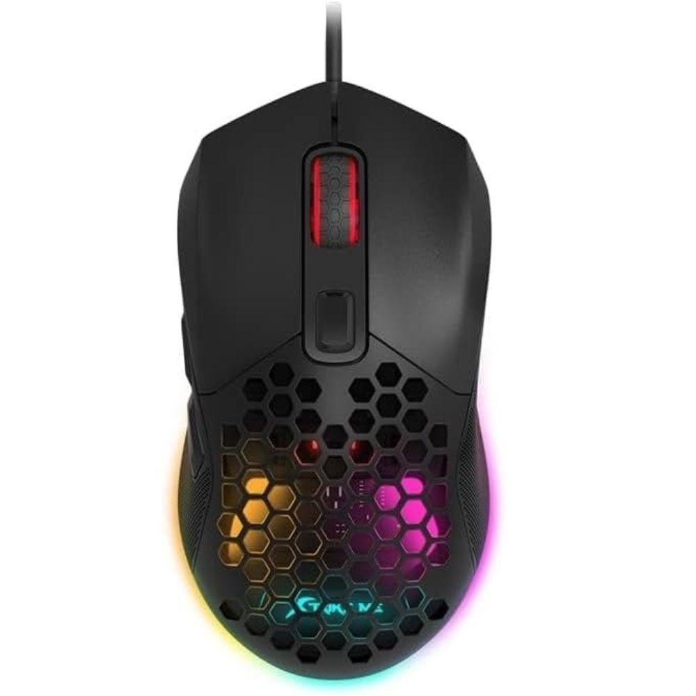 XTRIKE ME GM316 RGB Gaming Mouse - Optical Sensor 7,200 DPI - Detachable Top Covers - Lightweight Only 67G