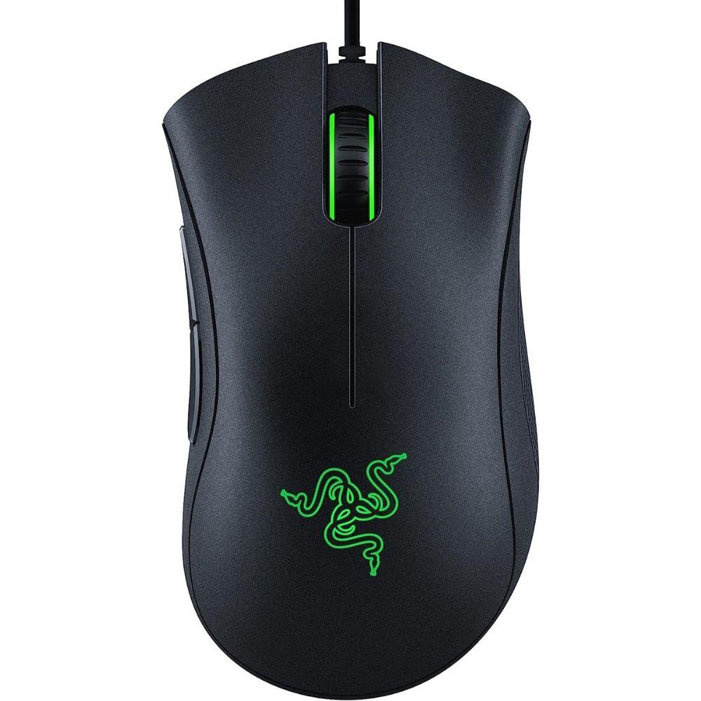 Razer DeathAdder Essential Gaming Mouse: 6400 DPI Optical Sensor - 5 Programmable Buttons - Mechanical Switches - Rubber Side Grips