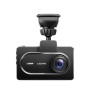 كاميرا داش كام AZDOME M27S 2K QHD مع واي فاي، شاشة IPS بحجم 3 بوصات، كاميرا لوحة القيادة بدقة 2560x1440 بكسل للسيارات، WDR ورؤية ليلية، مستشعر G، مراقبة الركن، تسجيل متكرر