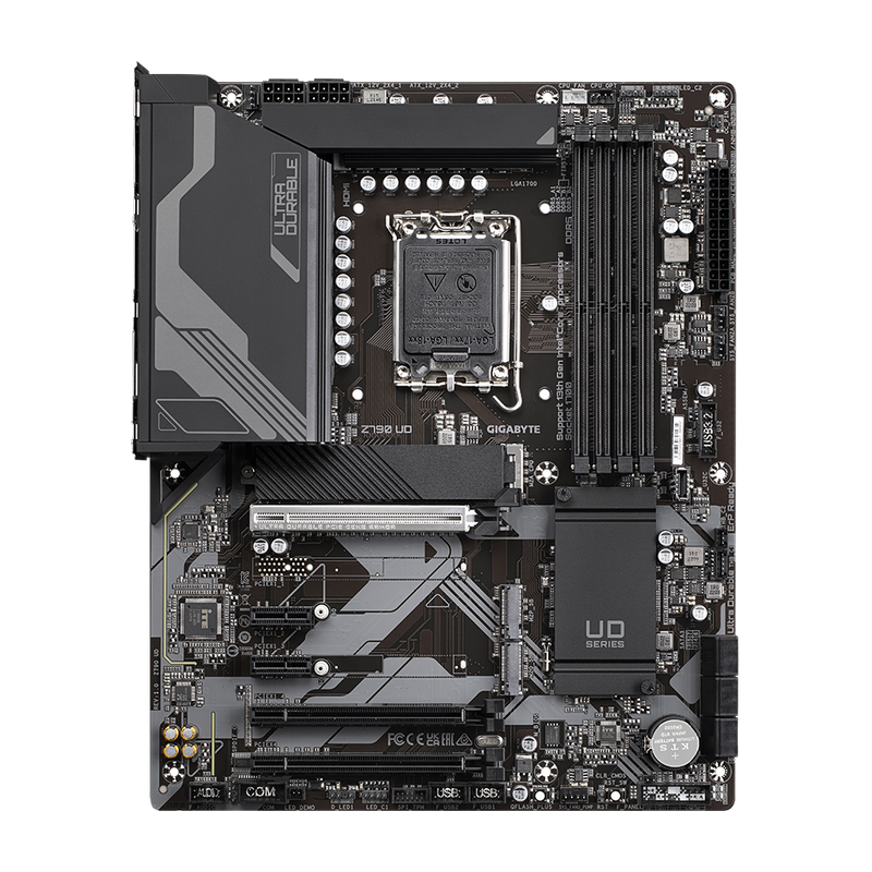 GIGABYTE Z790 UD ATX Motherboard – Intel LGA1700, DDR5, PCIe 5.0, Triple M.2, USB-C, 2.5GbE LAN, EZ-Latch, Smart Fan 6