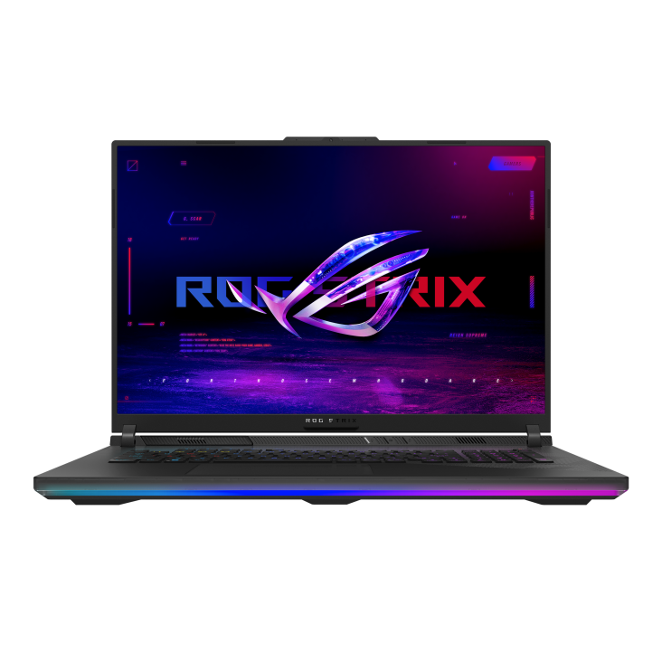 لاب توب ASUS ROG Strix SCAR 18 G834JZR-N6056 مقاس 18 بوصة WQXGA 2.5K 240 هرتز - Core i9-14900HX - ذاكرة وصول عشوائي 32 جيجابايت - SSD 1 تيرابايت - RTX 4080 12 جيجابايت - ويندوز 10 Pro K