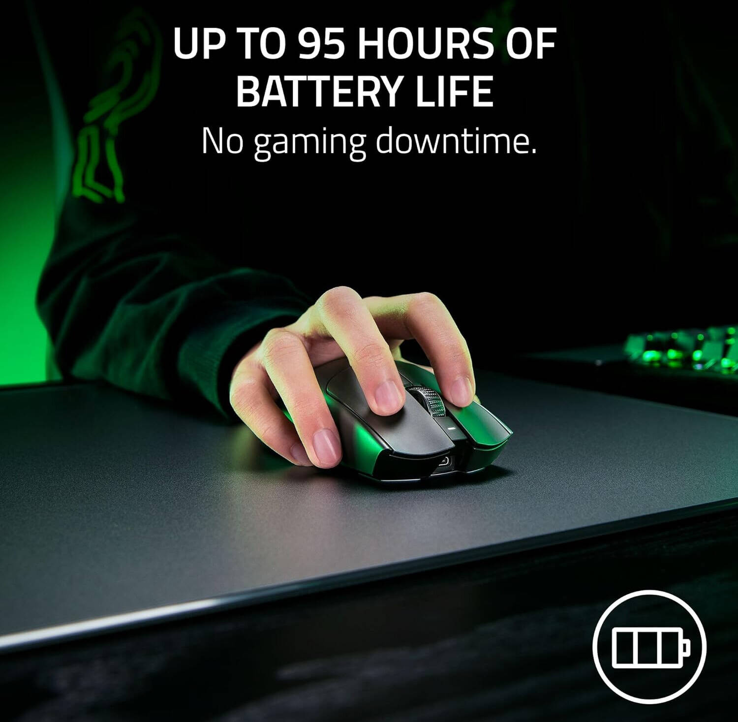 Razer Viper V3 Pro Wireless/Wired Gaming Mouse, 54g Lightweight