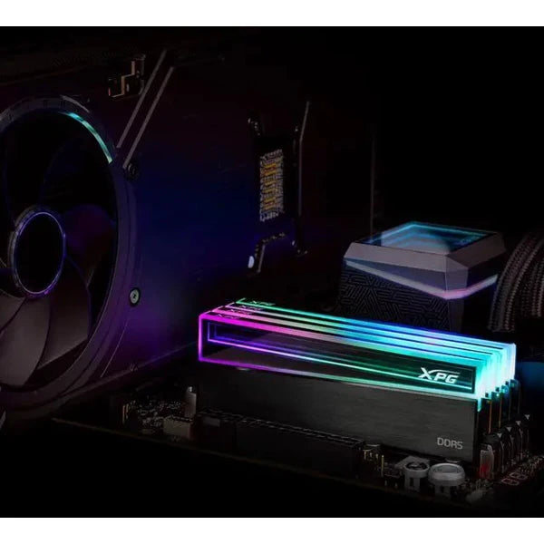 XPG NOVAKEY 32GB (2x16GB) DDR5 Desktop Memory Kit , 6000MHz , CL46 , 288-Pin DIMM , Black