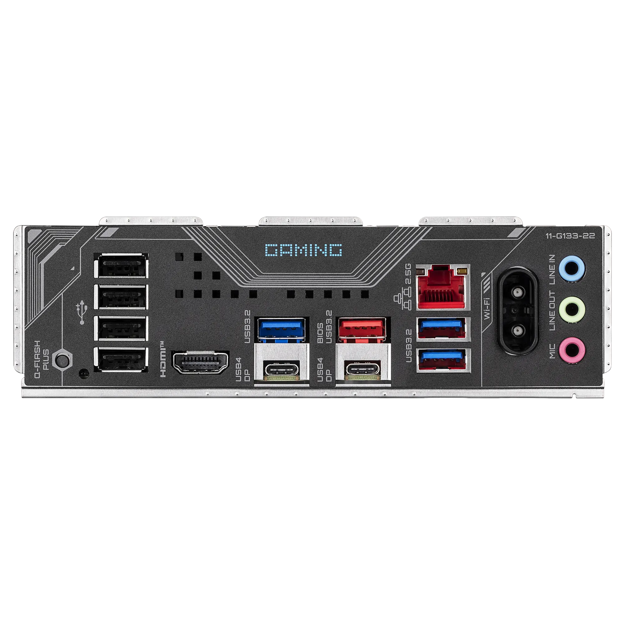 لوحة أم GIGABYTE X870 GAMING WIFI6 ATX - AMD AM5، DDR5، PCIe 5.0، USB4، Wi-Fi 6، شبكة LAN 2.5GbE، EZ-Latch، حماية حرارية M.2