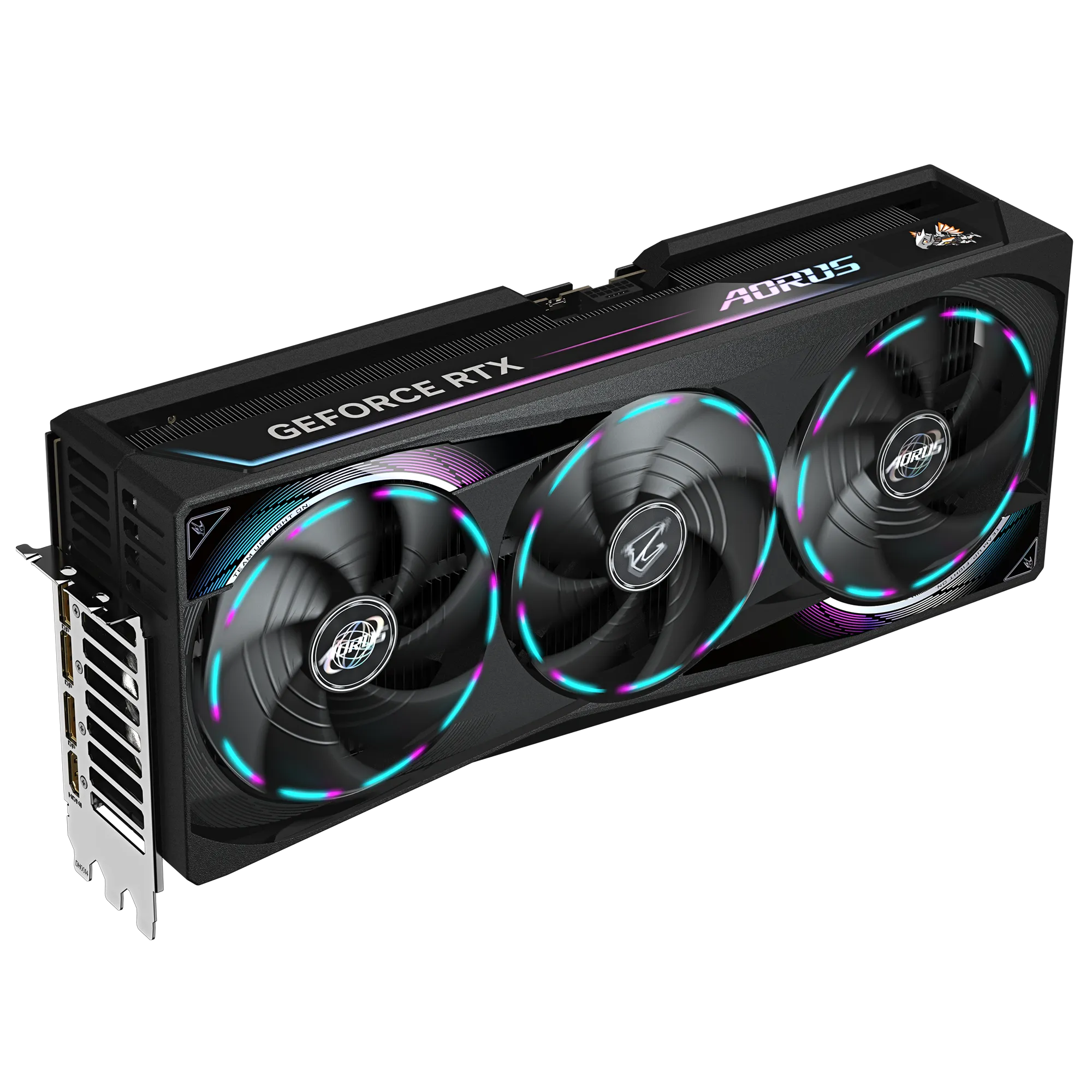 Gigabyte AORUS GeForce RTX 5090 MASTER 32G – Blackwell GPU, 32 GB GDDR7 512-bit, 2,655 MHz Boost, PCIe 5.0, WINDFORCE Cooling, LCD Edge, RGB Halo