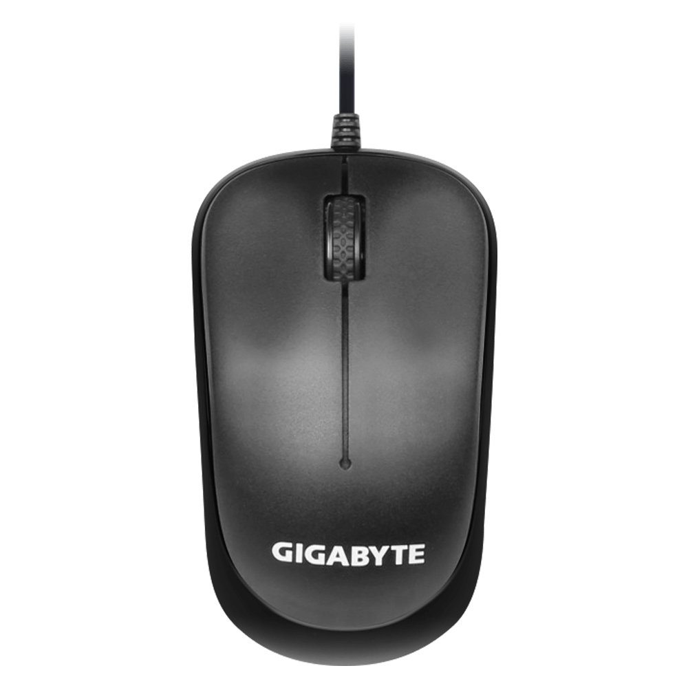 مجموعة لوحة المفاتيح والماوس السلكية GIGABYTE KM6300 - تصميم نحيف، 10 مفاتيح وسائط متعددة، ماوس بصري بدقة 1000 نقطة في البوصة