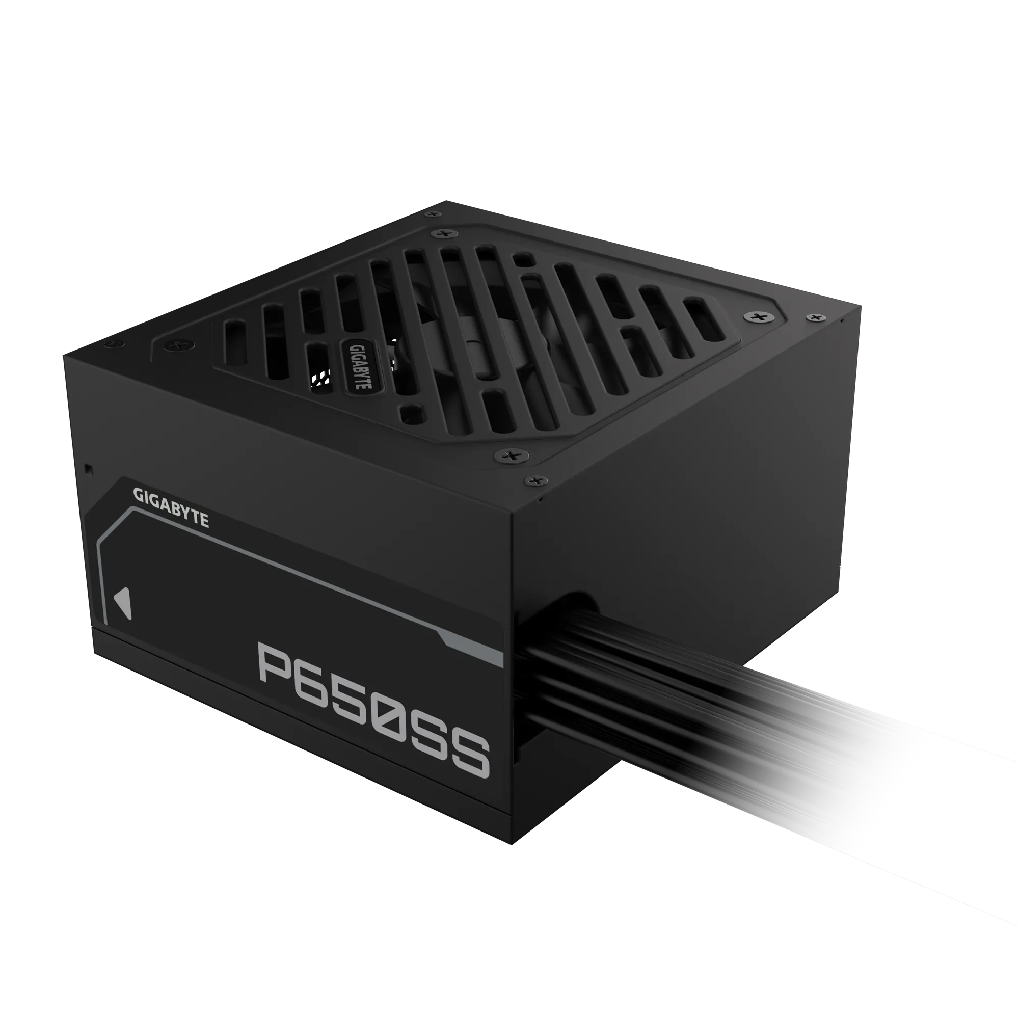 GIGABYTE GP-P650SS PSU – 650W, ATX 3.0/3.1, 80+ Silver (230V EU), Flat Cables, FDB Fan