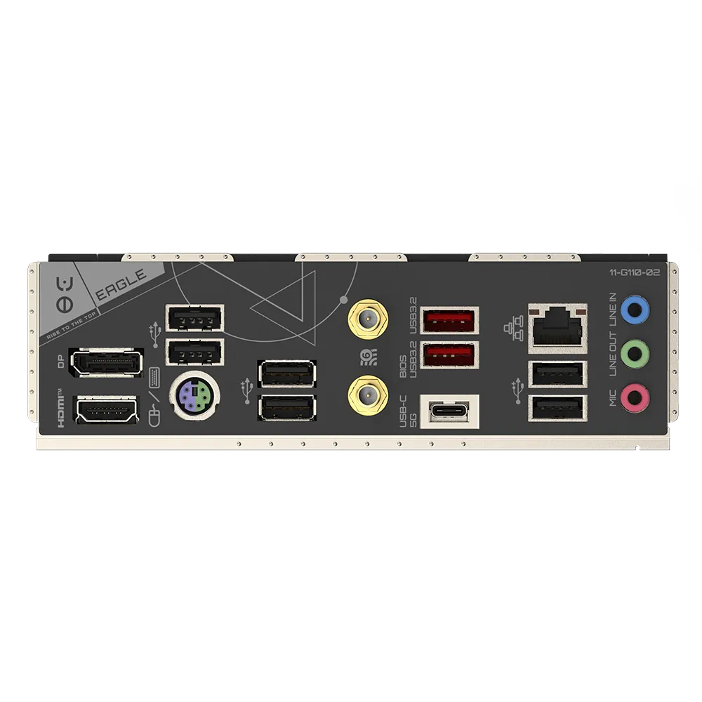 لوحة أم GIGABYTE B650 EAGLE AX - AM5، DDR5، PCIe 5.0، Wi-Fi 6E، 12+2+2 VRM، 3× M.2، USB 3.2 Gen2، Smart Fan 6، Q-Flash Plus، ATX