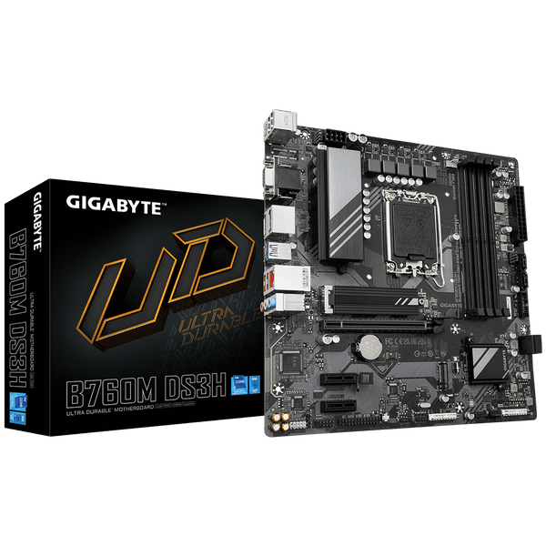 Gigabyte B760M DS3H LGA 1700 Micro-ATX Motherboard