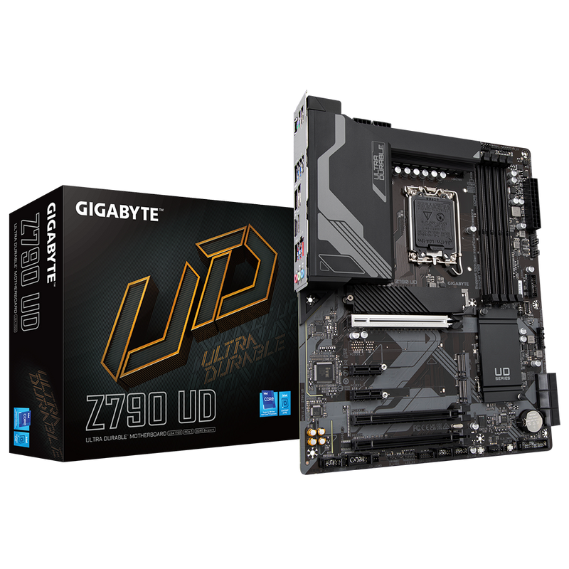 GIGABYTE Z790 UD ATX Motherboard – Intel LGA1700, DDR5, PCIe 5.0, Triple M.2, USB-C, 2.5GbE LAN, EZ-Latch, Smart Fan 6
