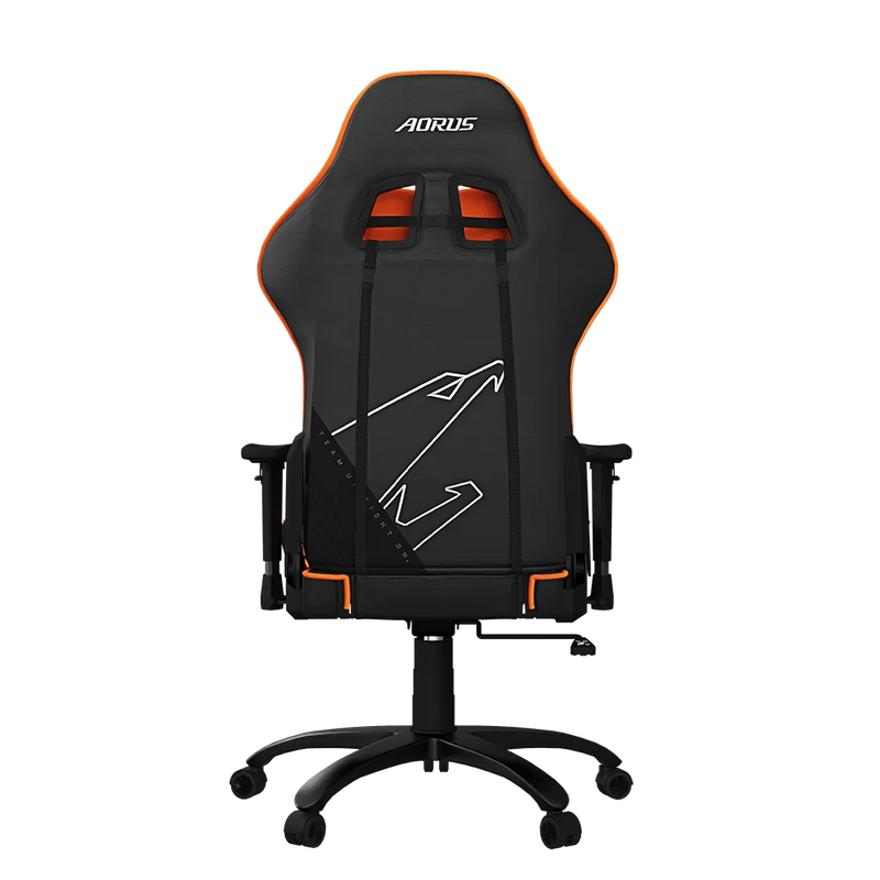 كرسي الألعاب AORUS AGC310 - تصميم مريح، إمكانية إمالة 160 درجة، وسائد قابلة للتعديل، إطار فولاذي، معتمد من BIFMA