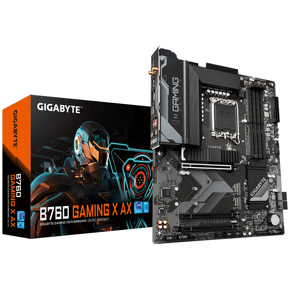 جيجابايت B760 GAMING X AX (rev.1.2) اللوحة الأم LGA 1700 ATX