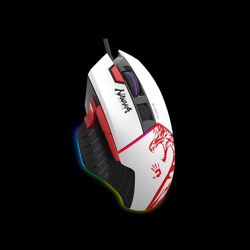 Bloody W95 Max Naraka 12000 CPI Ultra Core 3 & 4 Activated Extra Fire RGB Gaming Wired Mouse