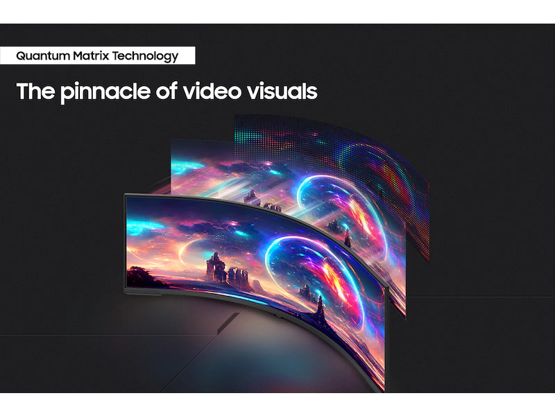 Samsung 57″ Odyssey Neo G9 – Dual UHD 7680×2160, 240 Hz, 1 ms, Quantum Mini-LED, 1000R Curve, HDR1000, DP 2.1 / HDMI 2.1