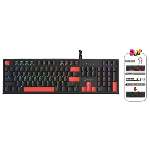 Bloody S510R  MECHANICAL SWITCH RGB GAMING KEYBOARD