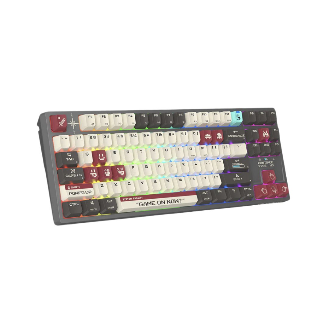 Bloody WS87 Dual-Core Wireless Mechanical Keyboard Pixels Red