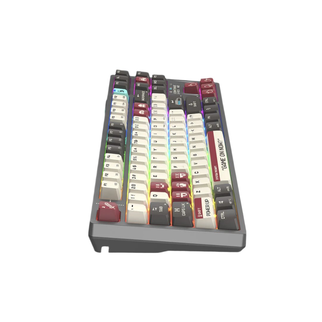 Bloody WS87 Dual-Core Wireless Mechanical Keyboard Pixels Red