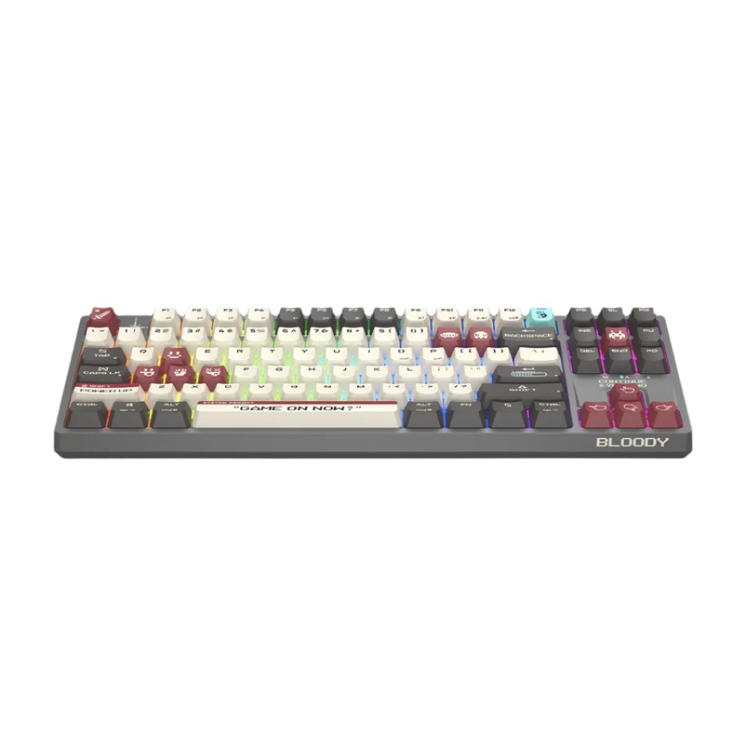 Bloody WS87 Dual-Core Wireless Mechanical Keyboard Pixels Red