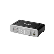 BOYA BY‑AM4 Dual‑Channel Audio Interface – USB‑C, XLR & TRS Inputs, 48V Phantom Power, Real-Time Monitoring & Noise Cancellation