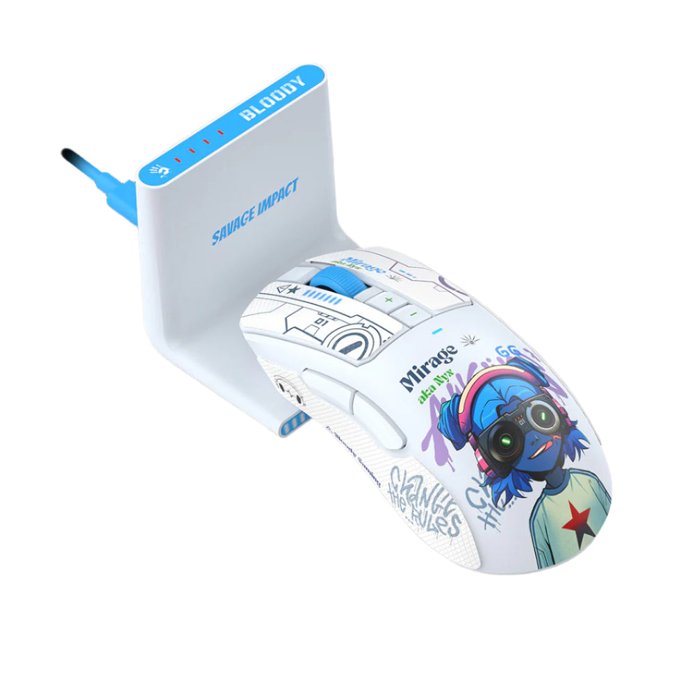 Bloody R73 Ultra Duo-Nyx Miragedual mode wireless gaming mouse – AL-NABAA