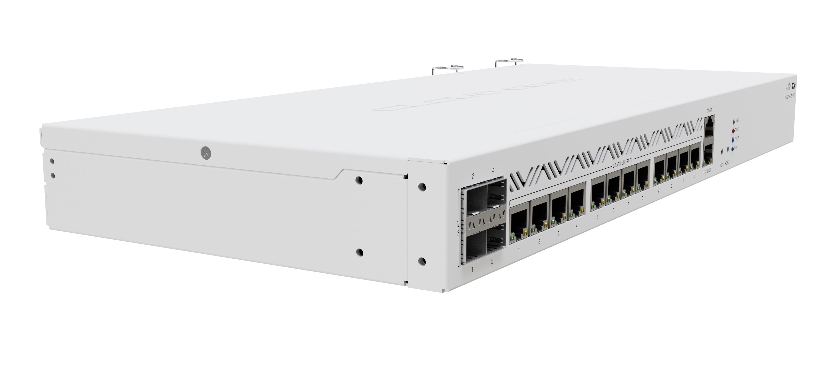 MikroTik CCR2116‑12G‑4S+ 16‑Core 2 GHz Cloud Core Router – 13× GbE, 4× 10Gb SFP+, 16 GB RAM, Dual PSU, Layer‑3 Offload