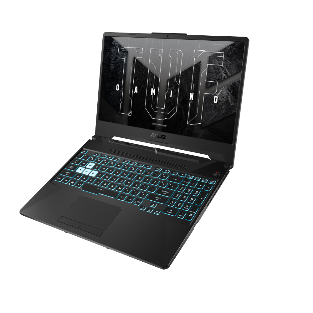 حاسوب محمول ASUS TUF Gaming A15 - شاشة 15.6 بوصة FHD 144Hz - معالج AMD Ryzen 7 7445HS - ذاكرة 16 جيجابايت رام - تخزين 512 جيجابايت SSD - بطاقة رسومات NVIDIA GeForce RTX 3050 بسعة 4 جيجابايت - نظام تشغيل ويندوز 11 برو K