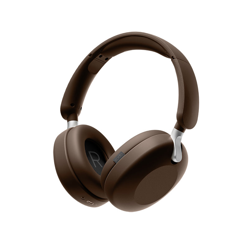 سماعات رأس لاسلكية فوق الأذن Sudio K2 Pro – بنية، إلغاء ضوضاء نشط هجين، مشغلات ديناميكية مقاس 40mm، Bluetooth 5.4، 5 ميكروفونات مدمجة، ما يصل إلى 65 ساعة من وقت التشغيل، شحن USB-C