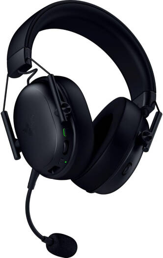 سماعة رأس الألعاب اللاسلكية Razer BlackShark V3، مزودة بسماعات TriForce بحجم 50 مم، صوت مكاني THX، ميكروفون HyperClear، بطارية تدوم 70 ساعة، تصميم خفيف الوزن للألعاب الإلكترونية، متوافقة مع منصات متعددة (الكمبيوتر الشخصي/PS5/Xbox/الهاتف المحمول)