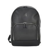 حقيبة ظهر يونيون للكمبيوتر المحمول مقاس 15.6 بوصة مصنوعة من جلد البولي يوريثان الفاخر - مقاومة للماء، مزودة بجيب مبطن، وجيب بتقنية تحديد الهوية بموجات الراديو، أنيقة ومتينة