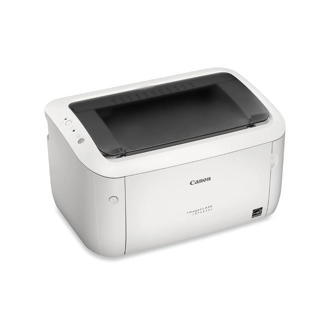 طابعة ليزر أحادية اللون لاسلكية Canon i-SENSYS LBP6030w - واي فاي، 18 صفحة في الدقيقة، تصميم صغير الحجم، متوافقة مع USB وWindows وmacOS