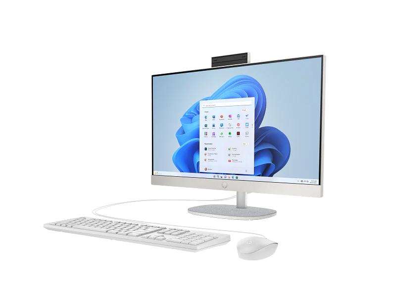 HP  AIO Desktop PC 27-cr1000i B17BLP - 24" Touch Screen FHD 60Hz - Intel Core Ultra 7 155U - 8GB RAM - 512GB SSD - Shared - WIN 11 PRO K