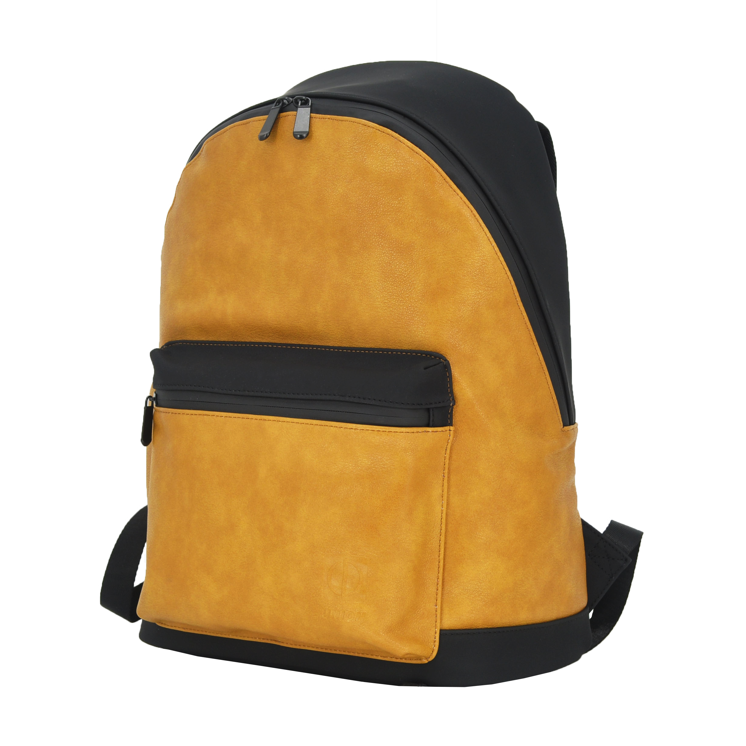 UNION 15.6″ PU Leather Backpack – Business Style, Water-Resistant, Padded Laptop Compartment