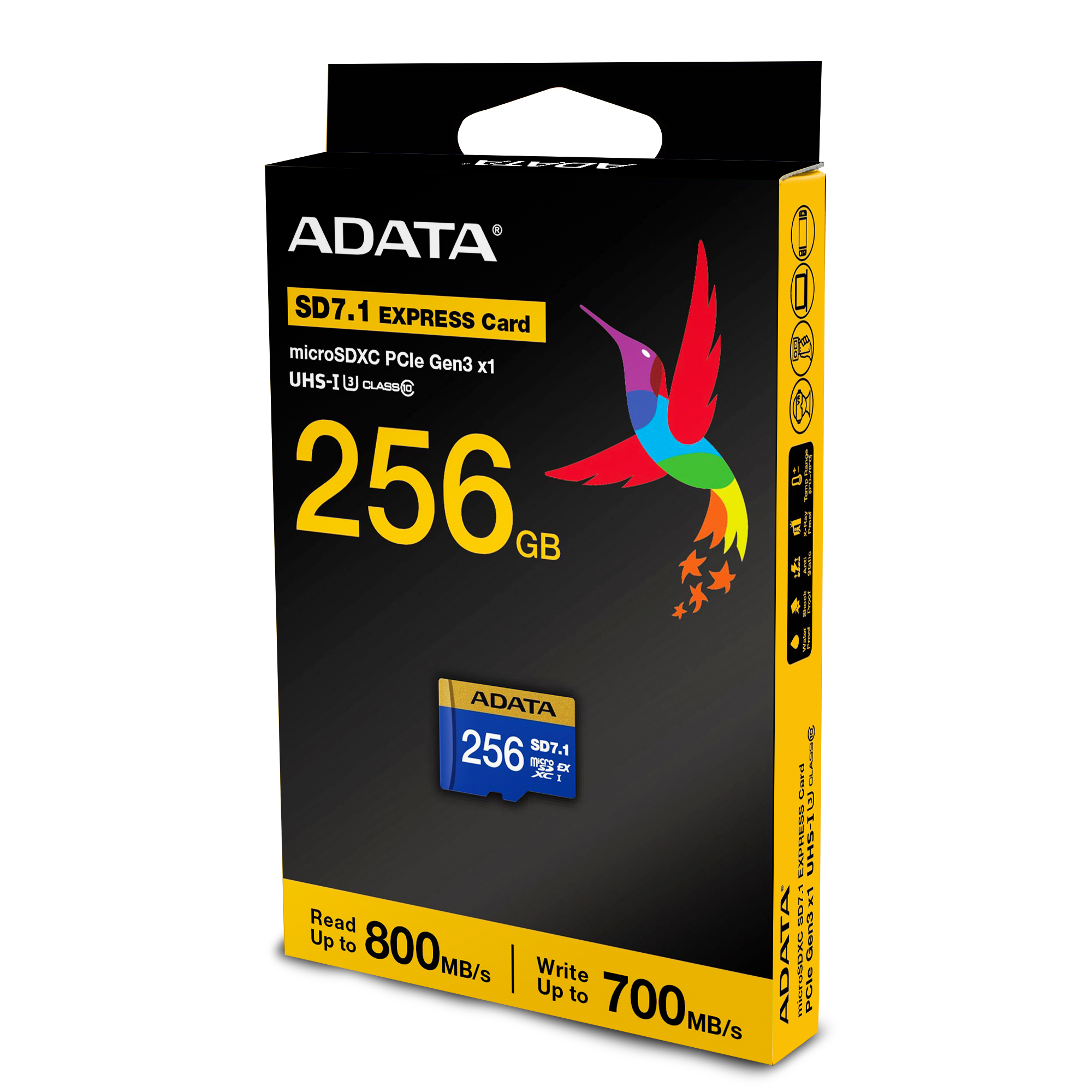 بطاقة ADATA Premier Extreme microSDXC SD7.1 Express بسعة 256 جيجابايت
