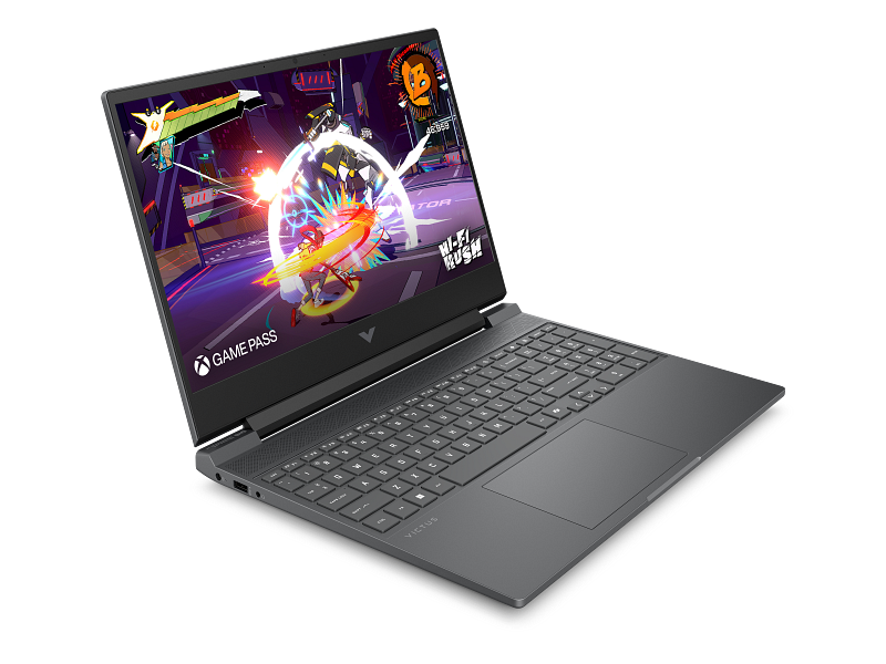 حاسوب محمول HP Victus 15-fa2082ne بشاشة 15.6 بوصة 144 هرتز - معالج Core 7-240H - ذاكرة عشوائية 16 جيجابايت - قرص تخزين SSD بسعة 1 تيرابايت - بطاقة RTX 5060 بسعة 6 جيجابايت - نظام تشغيل WIN 11 Pro K (فضي ميكا)