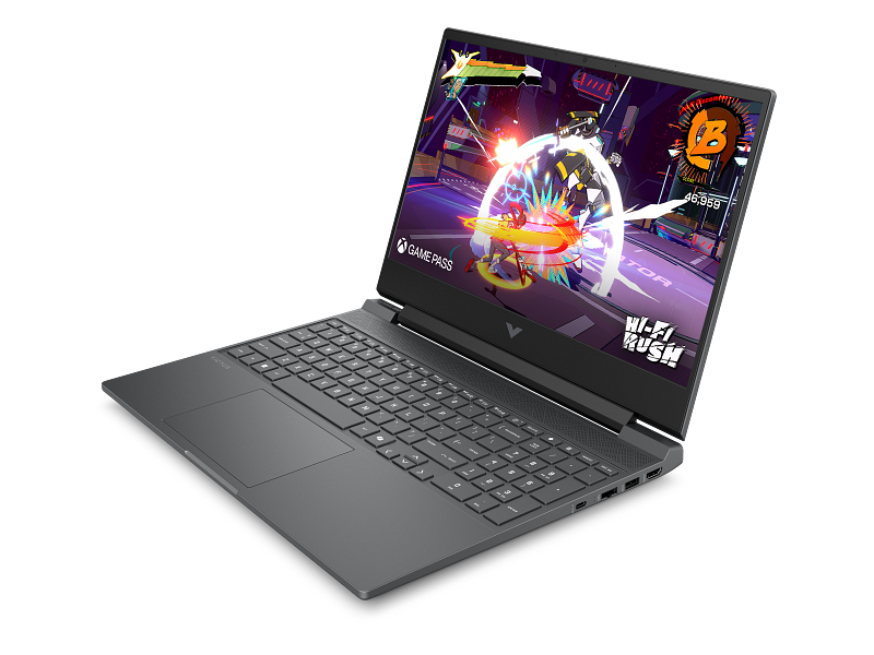 حاسوب محمول HP Victus 15-fa2082ne بشاشة 15.6 بوصة 144 هرتز - معالج Core 7-240H - ذاكرة عشوائية 16 جيجابايت - قرص تخزين SSD بسعة 1 تيرابايت - بطاقة RTX 5060 بسعة 6 جيجابايت - نظام تشغيل WIN 11 Pro K (فضي ميكا)