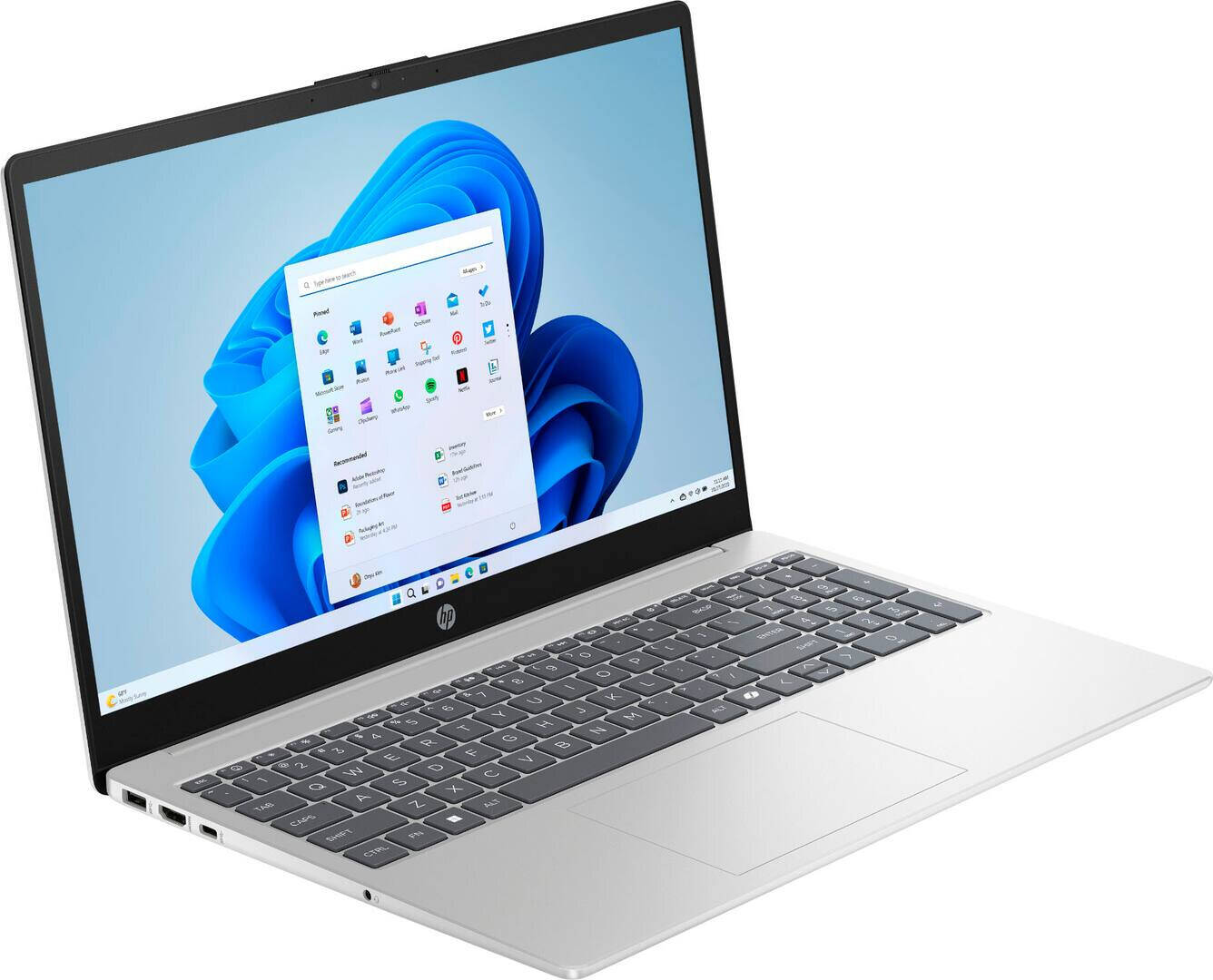 حاسوب محمول HP 15-fd0127dx - شاشة لمس 15.6 بوصة FHD 60 هرتز - معالج Intel Core i7 150U - ذاكرة عشوائية 16 جيجابايت - قرص صلب SSD بسعة 512 جيجابايت - بطاقة رسومات مشتركة - نظام تشغيل ويندوز 11
