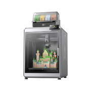 طابعة Creality K2 Plus Combo ثلاثية الأبعاد متعددة الألوان، بحجم بناء 350×350×350 مم، وسرعة عالية تبلغ 600 مم/ثانية بتقنية CoreXY، مع نظام CFS مرفق، ودعم حتى 16 لونًا، وفوهة بدرجة حرارة 350°م، وكاميرات ذكاء اصطناعي