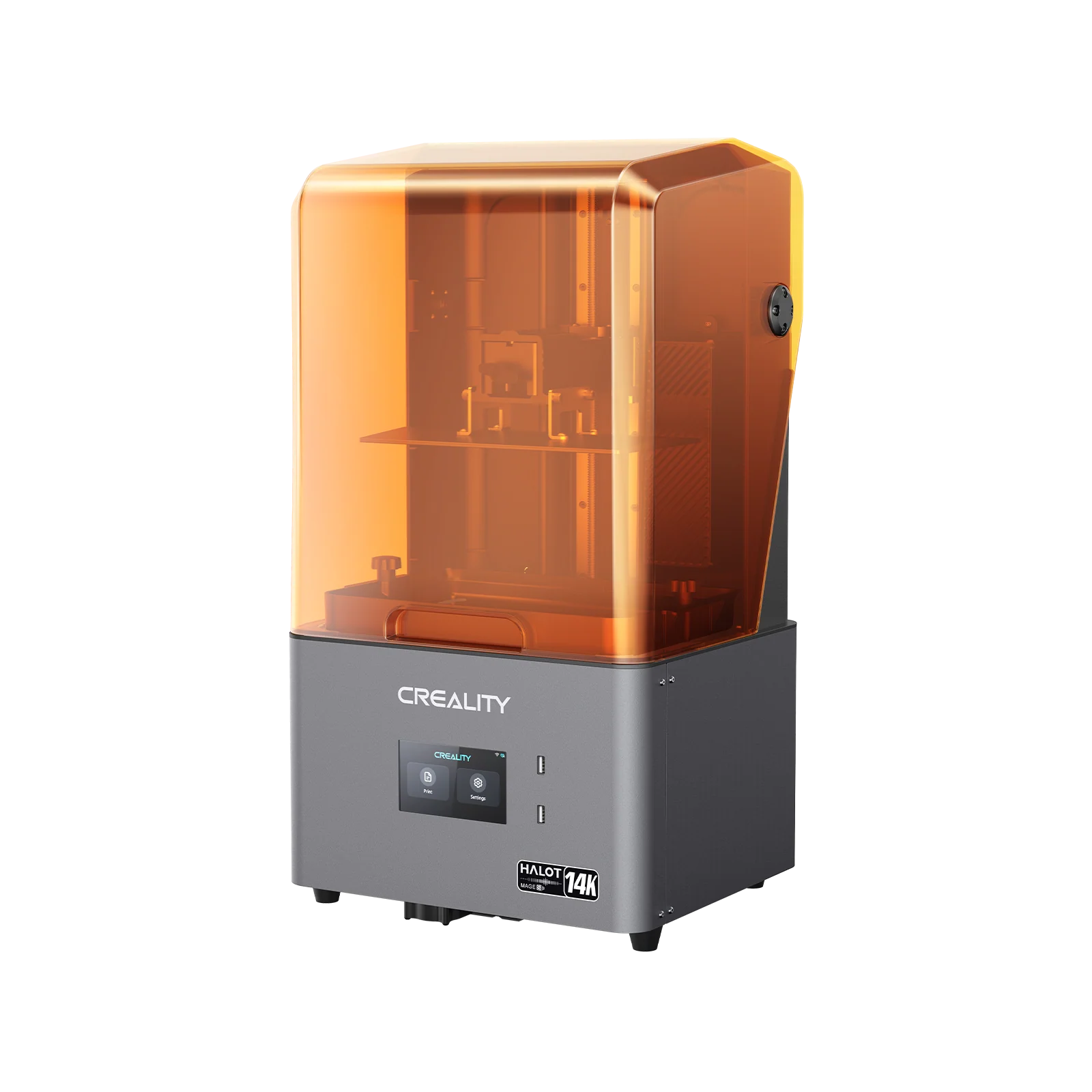 طابعة الراتنج ثلاثية الأبعاد Creality HALOT-MAGE S بدقة 14K، وشاشة LCD أحادية اللون بدقة 14K، وطباعة سريعة وعالية الدقة، طابعة راتنج احترافية للنماذج المصغّرة والمجوهرات والنماذج السنية