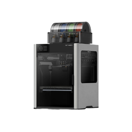 Bambu Lab H2D Combo 3D Printer with AMS 2 Pro , Dual-Nozzle High-Speed Printing , Multi-Material Support , 65°C Heated Chamber , 350°C Hotend , AI Vision System